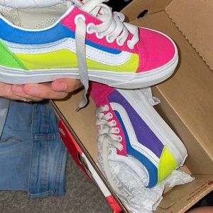 Kids Neon Vans